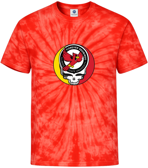 Illinois State University Stealie Tie-Dye T-Shirt