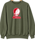 Illinois Stealie Premium Unisex Crewneck — Design: Illinois State University — Military Green