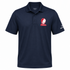Illinois Stealie Premium Unisex Polo — Design: Illinois State University — Navy