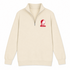Illinois Stealie Premium Unisex Quarter-Zip — Design: Illinois State University — Sand