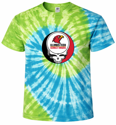 Illinois Tech Stealie Tie-Dye T-Shirt