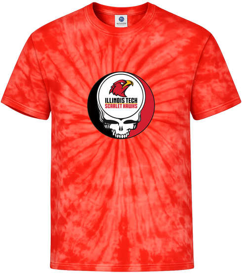 Illinois Tech Stealie Tie-Dye T-Shirt