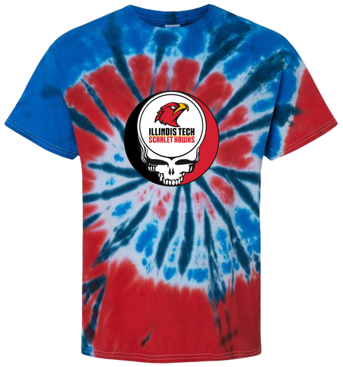 Illinois Tech Stealie Tie-Dye T-Shirt