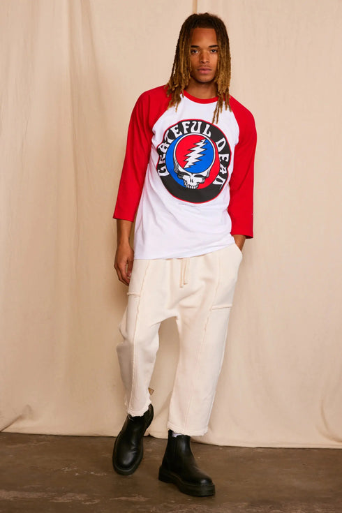 Grateful Dead - Grateful Dead Stealie Baseball Men's Tee - StealieShop