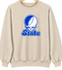 Indiana Stealie Premium Unisex Crewneck — Design: Indiana State University — Sand