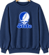 Indiana Stealie Premium Unisex Crewneck — Design: Indiana State University — Navy