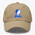 Indiana Stealie Premium Unisex Dad Hat — Design: Indiana State University — Khaki