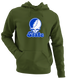 Indiana Stealie Premium Unisex Hoodie — Design: Indiana State University — Military Green