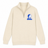 Indiana Stealie Premium Unisex Quarter-Zip — Design: Indiana State University — Sand