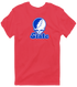 Indiana Stealie Premium Unisex T-Shirt — Design: Indiana State University — Heather Red