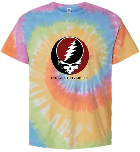University of Indiana Stealie Tie-Dye T-Shirt