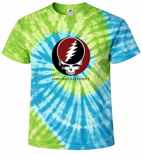 University of Indiana Stealie Tie-Dye T-Shirt
