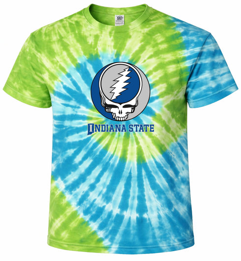 Indiana State University Stealie Tie-Dye T-Shirt