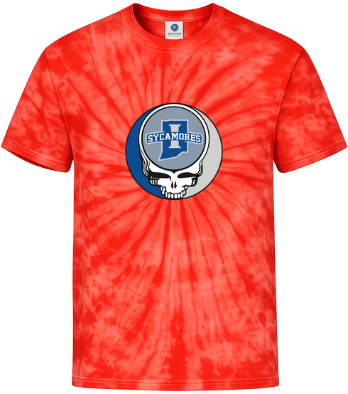Indiana State University Stealie Tie-Dye T-Shirt