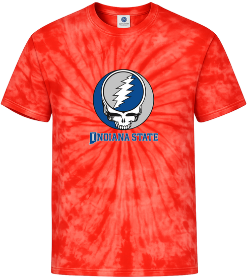 Indiana State University Stealie Tie-Dye T-Shirt