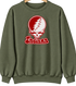 Indiana Stealie Premium Unisex Crewneck — Military Green