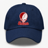 Indiana Stealie Premium Unisex Dad Hat — Design: Indiana University — Navy