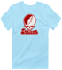 Indiana Stealie Premium Unisex T-Shirt — Design: Indiana University — Light Blue