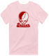 Indiana Stealie Premium Unisex T-Shirt — Design: Indiana University — Light Pink