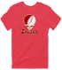 Indiana Stealie Premium Unisex T-Shirt — Design: Indiana University — Heather Red