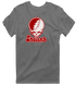 Indiana Stealie Premium Unisex T-Shirt — Design: Indiana University — Charcoal