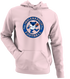 Indianapolis Football Dancing Bear Premium Hoodie — Indianapolis Colts — Light Pink