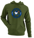 Indianapolis Football Dancing Bear Premium Hoodie — Indianapolis Colts — Military Green