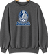 Indianapolis Helmet Stealie Premium Unisex Crewneck — Indianapolis Colts — Dark Heather
