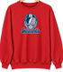 Indianapolis Helmet Stealie Premium Unisex Crewneck — Indianapolis Colts — Red