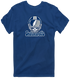 Indianapolis Helmet Stealie Premium Unisex T-Shirt — Indianapolis Colts — Navy