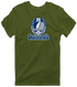 Indianapolis Helmet Stealie Premium Unisex T-Shirt — Indianapolis Colts — Military Green