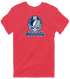 Indianapolis Helmet Stealie Premium Unisex T-Shirt — Indianapolis Colts — Heather Red