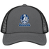 Indianapolis Helmet Stealie Premium Unisex Trucker Cap — Indianapolis Colts — Charcoal/Black