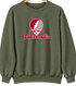 Indianapolis Stealie Premium Unisex Crewneck — Design: Indianapolis University of — Military Green