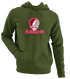 Indianapolis Stealie Premium Unisex Hoodie — Design: Indianapolis University of — Military Green