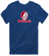 Indianapolis Stealie Premium Unisex T-Shirt — Design: Indianapolis University of — Navy