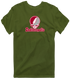Indianapolis Stealie Premium Unisex T-Shirt — Design: Indianapolis University of — Military Green