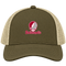 Indianapolis Stealie Premium Unisex Trucker Cap — Design: Indianapolis University of — Moss/Khaki