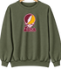 Iona Stealie Premium Unisex Crewneck — Design: Iona University — Military Green
