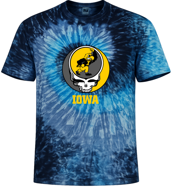 IOWA Stealie Tie-Dye T-Shirt