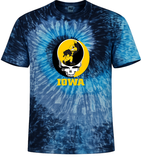 University of Iowa Stealie Tie-Dye T-Shirt