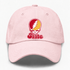 Iowa Stealie Premium Unisex Dad Hat — Design: Iowa State University — Pink