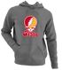 Iowa Stealie Premium Unisex Hoodie — Design: Iowa State University — Charcoal