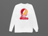 Iowa Stealie Premium Unisex Long-Sleeve — Design: Iowa State University — White