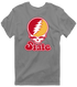 Iowa Stealie Premium Unisex T-Shirt — Design: Iowa State University — Dark Heather