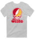 Iowa Stealie Premium Unisex T-Shirt — Design: Iowa State University — Sport Grey
