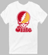 Iowa Stealie Premium Unisex T-Shirt — Design: Iowa State University — White