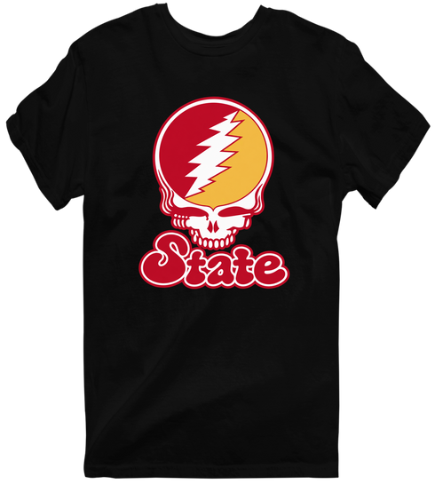 Iowa Stealie Premium Unisex T-Shirt — Design: Iowa State University — Black