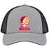 Iowa Stealie Premium Unisex Trucker Cap — Design: Iowa State University — Heather Grey/Black