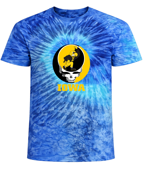 University of Iowa Stealie Tie-Dye T-Shirt